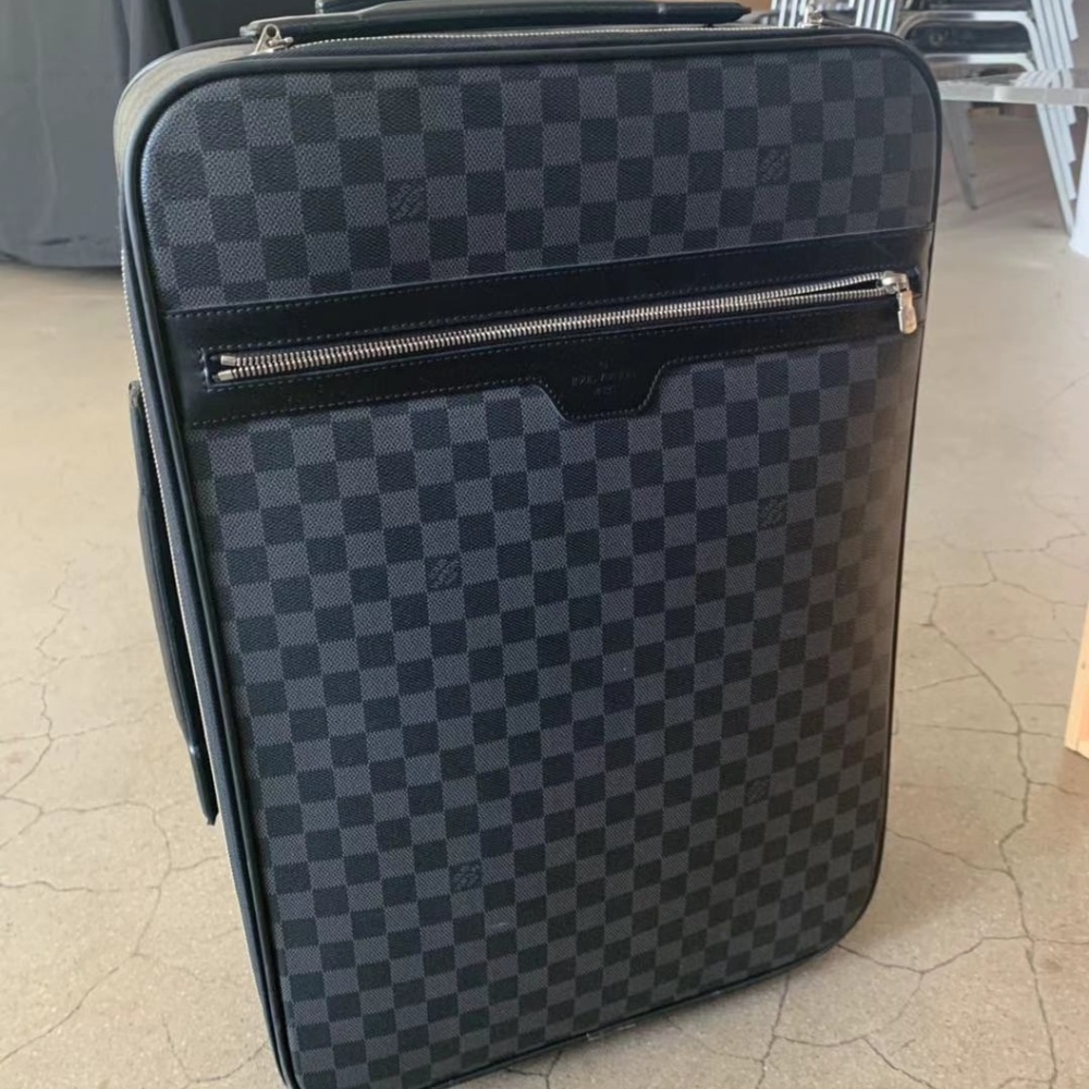 Louis Vuitton Pegase 60 Rolling Luggage Suitcase -